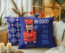 Genähtes Kissen inkl. Inlet - Nutcracker - Nussknacker - Be Good - Hamburger Liebe - Mein Hanseherz