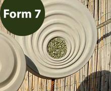 Silikon - Gießform - Relief Gartenstecker - Dekoform - Form 7 - vielfältig nutzbar