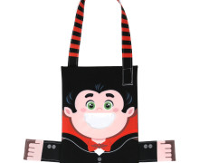 DIY-NÄHSET - Kleine Monstertasche - Softshell - Fleece - Halloween - Vampir - Sammeltasche - abby and amy