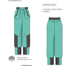 Hose Miss Aster Gr. 34-54 Inkl. Ebenen und Beamerdatei