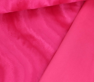 Velours - samtähnliche Textur - Uni - Pink