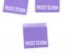 1 Label - PASST SCHON - Lila - Anlukaa
