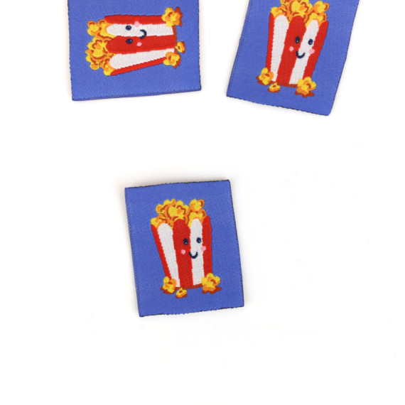 1 Label - Popcorn - Blau - jojulein design