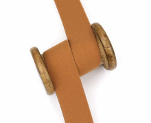 1 Meter Gummiband - Uni - 30mm - Orangebraun