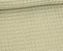 Waffel Piqué - Baumwolle - 275g - Grünbeige