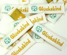 1 Label - Glückskind - Kleeblatt