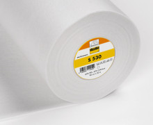 1 Meter Feste Schabracke - Schabrackeneinlage - S 530 - 90cm - Vlieseline - Freudenberg - Weiß