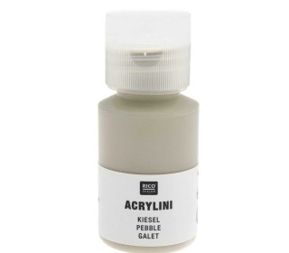 Acrylfarbe - Acrylini - 22ml - Matt - Geruchsarm - Rico Design - Kiesel