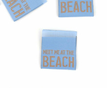 1 Label - MEET ME AT THE BEACH - Graublau