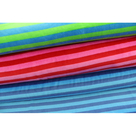 Nicky, Nikki oder auch Nicki Streifen Grün/Blau