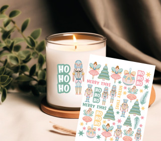 Rub-On Sticker - Nutcracker Christmas Ballet - Elisabeth Cölfen - Tante Henni Rub-Ons - vielfältig nutzbar