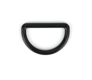 1 D-Ring - Taschenring - Kunststoff - 30mm - Schwarz