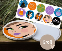 Outdoorstoff - Spooky Season - Inlays für Silikon - Dekoteller - Tablett - Groß - Frida Kreativ - abby and amy