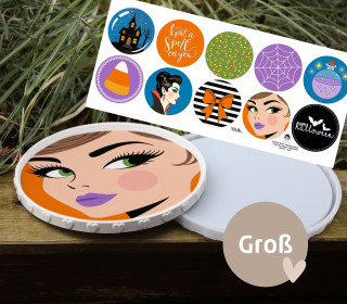 Outdoorstoff - Spooky Season - Inlays für Silikon - Dekoteller - Tablett - Groß - Frida Kreativ - abby and amy