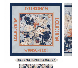 DIY-Nähset Tücher - Konfigurator - Blumen/Aquarell - personalisiert