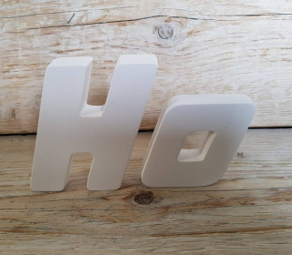 Silikon - Gießform - 2 Buchstaben HO - Ho Ho Ho - Weihnachten - vielfältig nutzbar