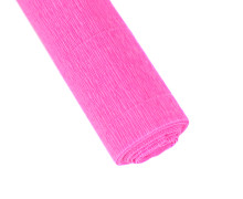 Floristenkrepp - Blumenkrepp - Krepppapier - 1 Rolle - 50cm x 250cm - uni - Rosa