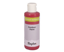 Acrylfarbe - 80ml - Outdoor - Wasserbasis - Rayher - Klassikrot