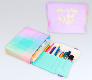 DIY-Nähset - Buch-Organizer - Manifesting - Softshell - abby and amy