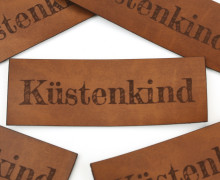 1 XXL KUNSTLEDER LABEL - Braun - KÜSTENKIND
