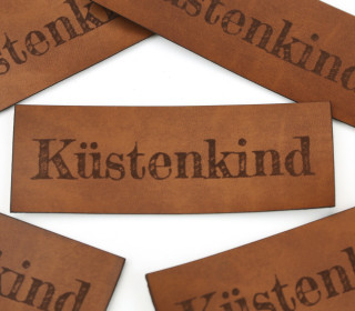 1 XXL KUNSTLEDER LABEL - Braun - KÜSTENKIND