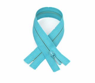 1 Polyesterreißverschluss - 30cm - S2 - Nicht Teilbar - Nahtfein -  Hochwertig - Prym - Türkis (285)