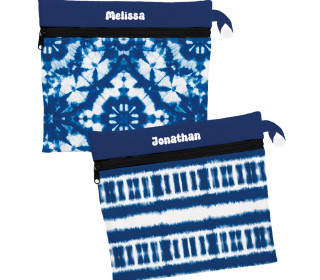 DIY-Nähset - 2 Wetbags - Softshell - Shibori