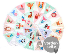 DIY- Wimpelkette - Tier ABC - Zum Selber Nähen - Velvet - abby and amy