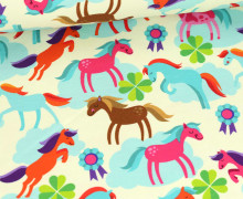 Bio-Jersey - Life Is A Ponyfarm - Classics - Ecru - Hamburger Liebe