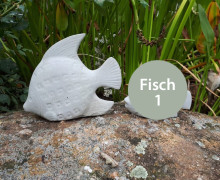 Silikon -  Gießform - Fisch mit Muster - Dekofisch - maritim - Fisch 1 - vielfältig nutzbar