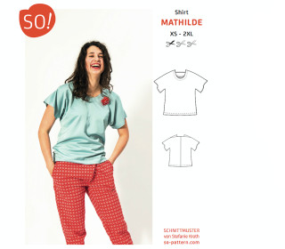 Ebook -  Bluse MATHILDE von SO Pattern / XS - 2XL