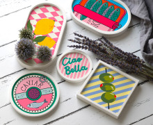 Outdoorstoff - La Dolce Vita - Inlays für Silikon - Probierset - Frida Kreativ - abby and amy