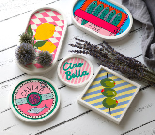 Outdoorstoff - La Dolce Vita - Inlays für Silikon - Probierset - Frida Kreativ - abby and amy