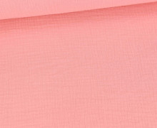 Musselin - Muslin - Double Gauze - Uni - Babyrosa