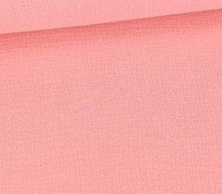 Musselin - Muslin - Double Gauze - Uni - Babyrosa