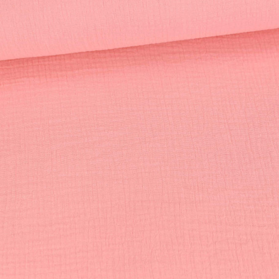 Musselin - Muslin - Double Gauze - Uni - Babyrosa