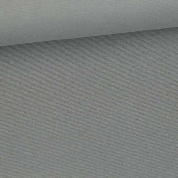 Flanell - Uni - Grau