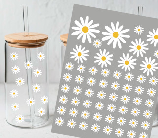 Rub-On Sticker - Kleine Gänseblümchen - Tante Henni Rubon - vielfältig nutzbar