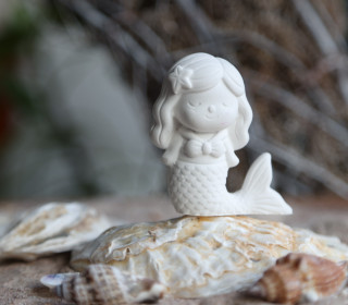 Silikon - Gießform - Mini - kleine Meerjungfrau - Seebären Bande - maritim - vielfältig nutzbar
