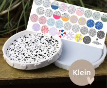 Outdoorstoff - Terrazzo - Inlays für Silikon - Dekoteller - Tablett - Klein - studio.mARTinchen - abby and amy