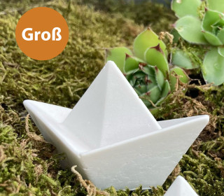 Silikon - Gießform - Kleine Origami-Bötchen - Papierschiffchen - Groß - vielfältig nutzbar