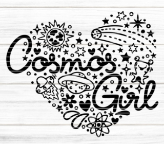 Cosmos Girl Plotterdatei SVG DXF FCM