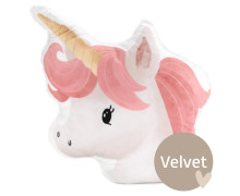 Kissenstoff - DIY - Formkissen-Set - Einhorn - Rosa - Velvet - KnilchArt Design - abby and amy