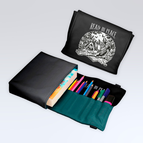 DIY-Nähset - Buch-Organizer - RIP - Read In Peace - Softshell - abby and amy