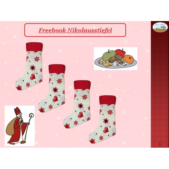Freebook -Nikolaus Stiefel, Socke