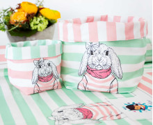 DIY-NÄHSET - Utensilo Set - Körbchen - Louise Schlappohr - Ostern - abby and me