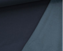 Alpenfleece - Kuschelstoff - Viskose Mischgewebe - 340g - Uni - Stahlblau