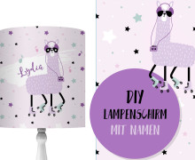 DIY Lampenschirm - Discolama - Set - personalisierbar - zum Selbermachen