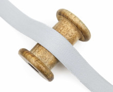 1 Meter Gummiband - 25mm - Uni - Hellgrau