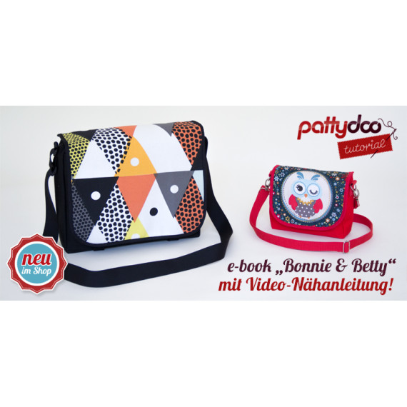 Ebook - "Umhängetaschen "Bonnie & Betty" mit Videoanleitung